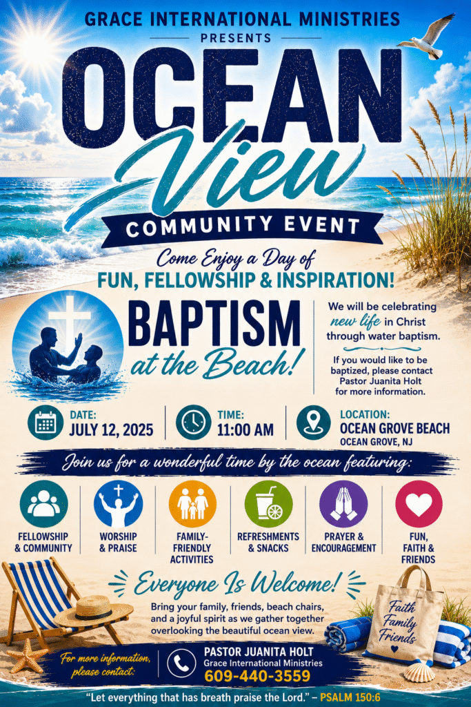 Baptism On The Beach flyer